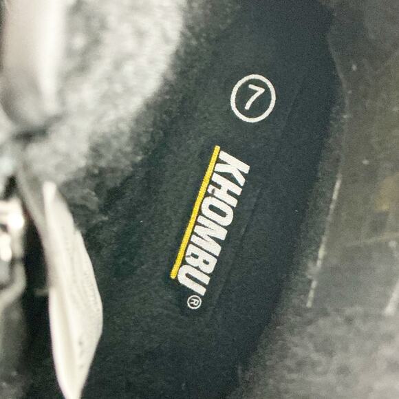 Khombu Dusk Womens Boots Lined All Weather Zip Up Black Grey 7 - Picture 2 of 7